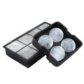 Hastings Home 2-pack Ice Cube Tray, Silicone Slow Melting Ball Mold for Whiskey, Square Cube Maker, Frozen Fruit 527745DUD